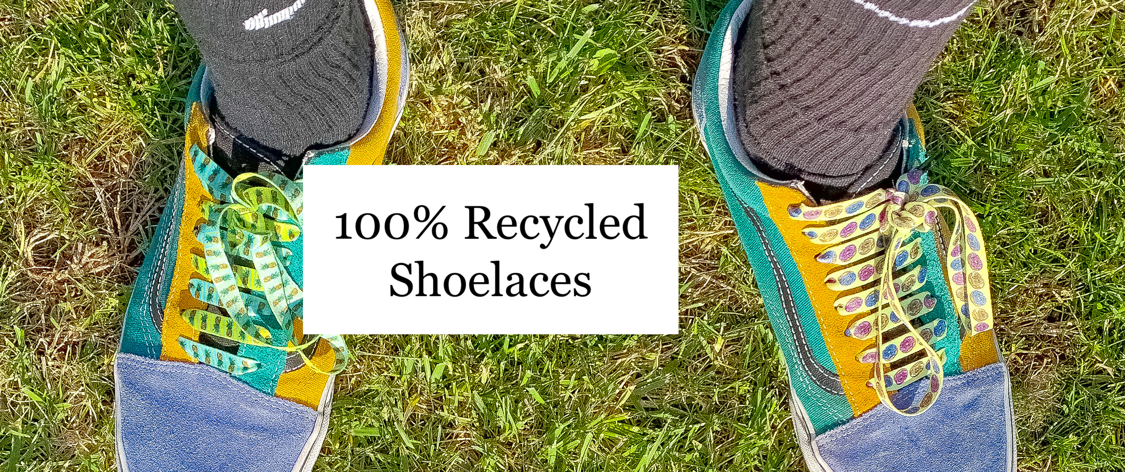 100% Recycled Shoelaces