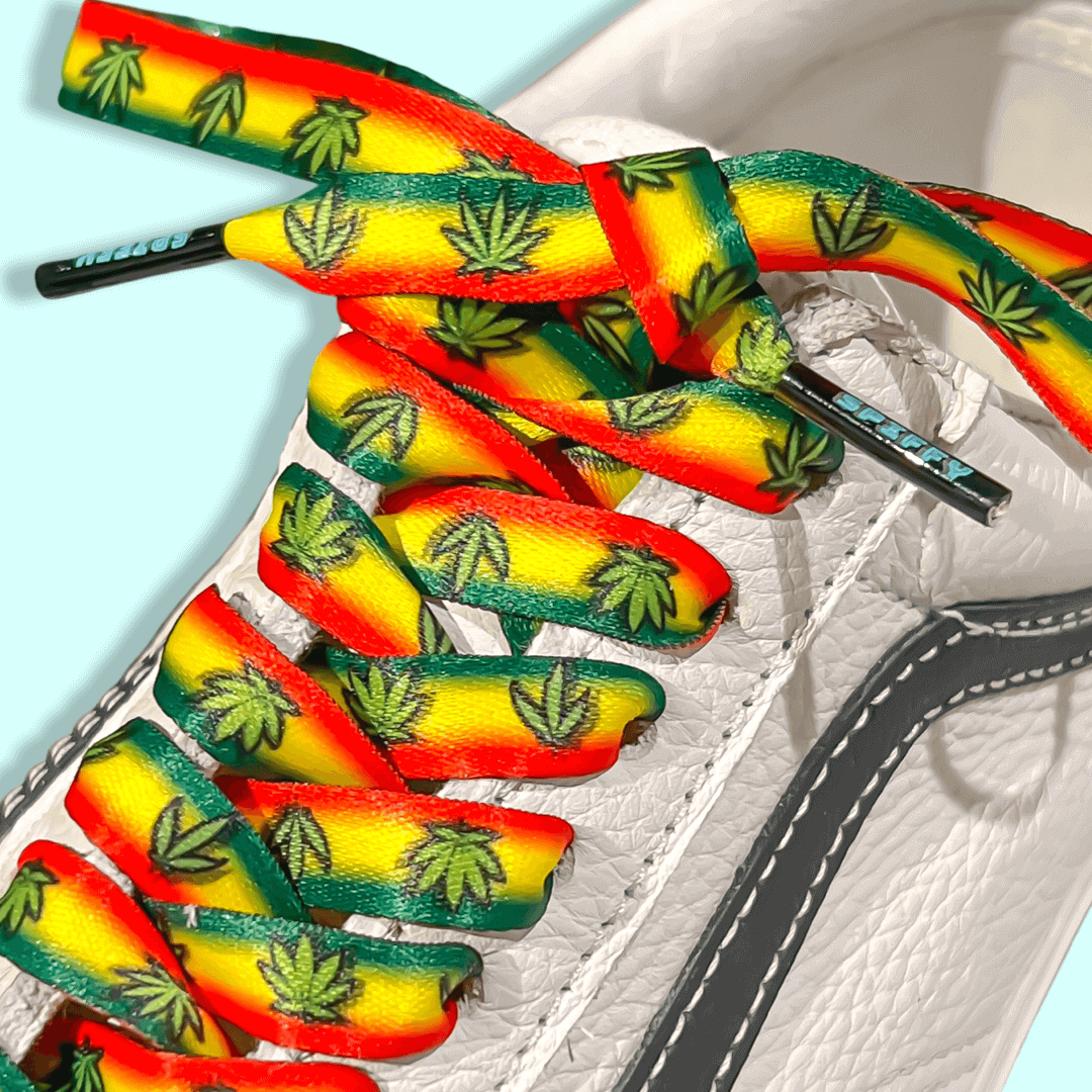 Rasta Weed Shoelaces