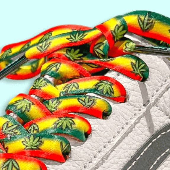 Rasta Weed Shoelaces